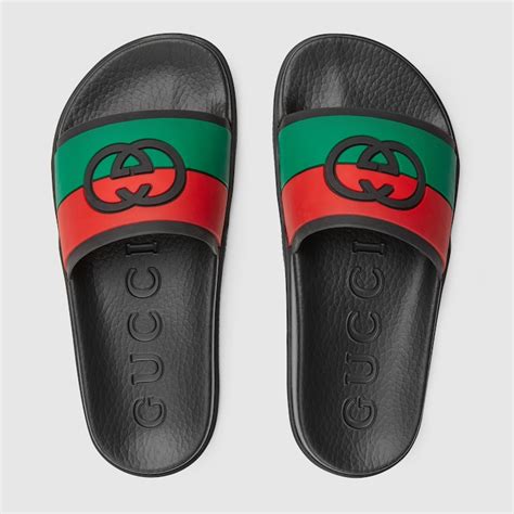 women rubber gucci slides|Gucci slides women size 36.